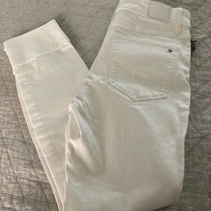 Tommy Hillfiger white cropped jeans